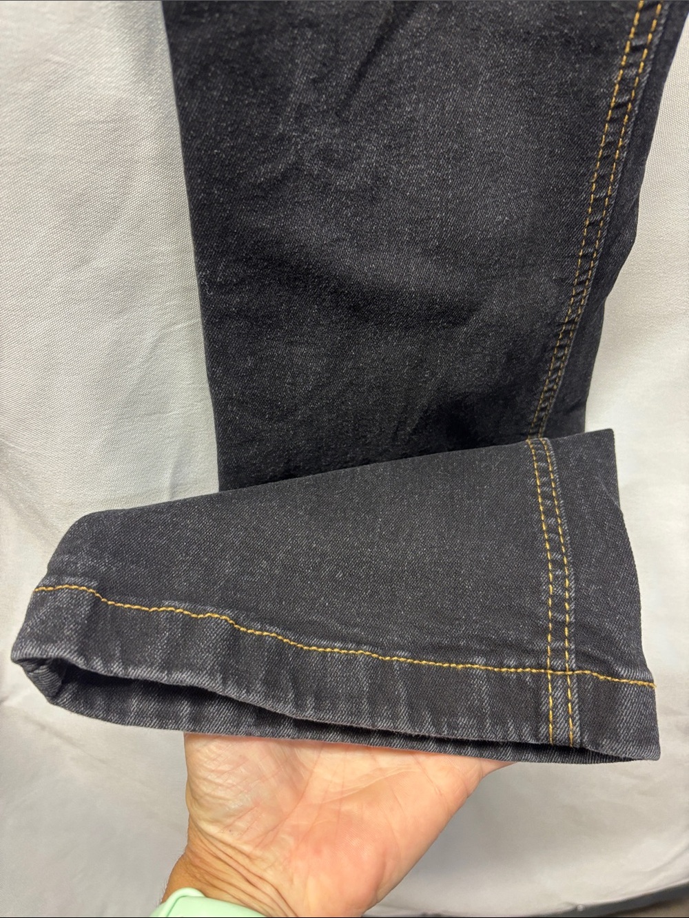 HME Women’s Black Bootcut Jeans with Contrast Stitching - Picture 4 of 5